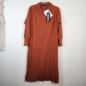 ALPHA STUDIO Wool Cashmere Dress Size M/L NWT